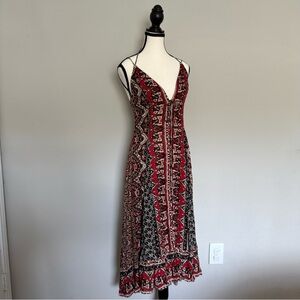 *FREE PEOPLE* Silky Midi Dress